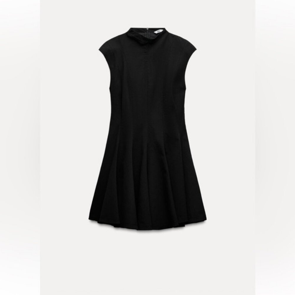 ZARA MINI GODET DRESS ZW COLLECTION